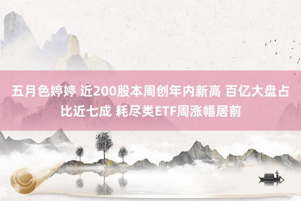 五月色婷婷 近200股本周创年内新高 百亿大盘占比近七成 耗尽类ETF周涨幅居前